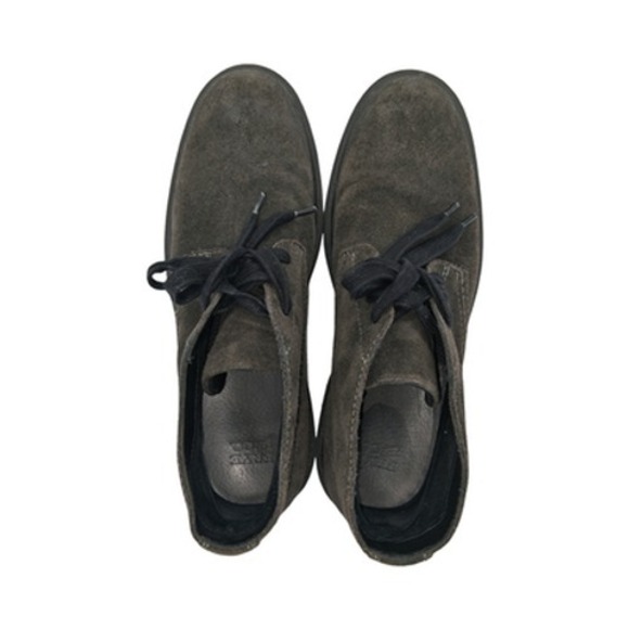 FRYE Boots Mens Size 9 Gray Suede Chukka Ankle Lug Sole Casual Lined main image 4